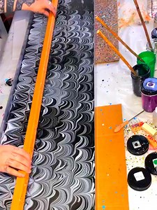 Marbling paper and fabric. Featuring the artwork of Leslie A. Grossman of @algae.marbling on Instagram. Music is "Onwards" by 91nova. | Fluid Art Studios