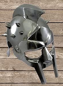 Medieval Functional Helmet of the Spaniard Maximus Roman Gladiator Armor