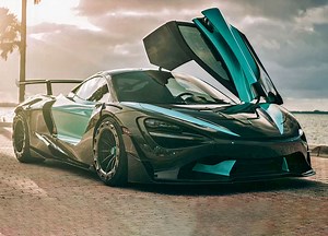 1016 Industries Debuts 3D-Printed Exposed Carbon Fiber 'Vision' Body Kit for the McLaren 720S