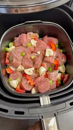 Pork tenderloin dish from the Airfryer