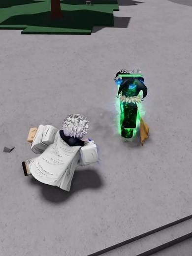 Gojo in The Strongest Battlegrounds - Roblox Gameplay