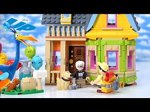 A whimsically delightful Lego version of the Up House. But no Kevin