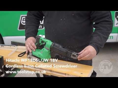 Hitachi WF18DSL 4Ah Cordless Collated Screwdriver from Toolstop