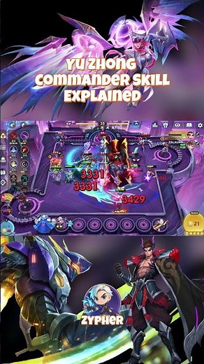 New Commander Yu Zhong | Weapon Master × Metro Zero | Commander Skills Showcase #magicchessgogo