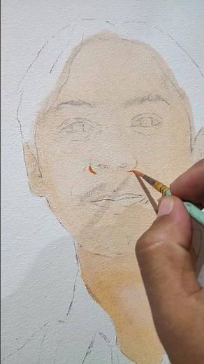 cara melukis wajah dengan cat akrilik