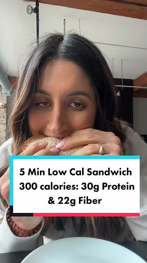 5-Minute High Protein Low Calorie Sandwich Recipe