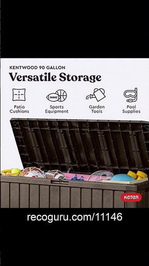 Keter Kentwood Deck Box: Patio Storage SOLVED!