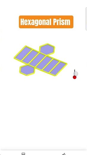 Hexagonal Prism using 3D Geogebra #shortsfeed #shorts #3danimation
