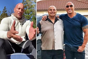 The Rock says his dad died from 'massive heartattack' but 'went quick'