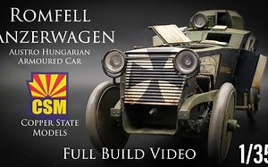 Copper State Models(CSM) / 奥匈帝国隆费尔装甲车模型制作（1/35）