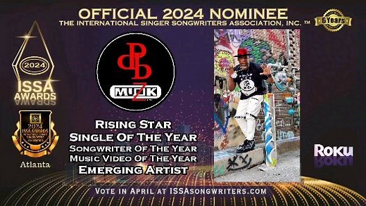 God is doing big things with DPB and crew. Look what i am nominated for Jesus all day everyday what ya think? voting starts in april | DPB