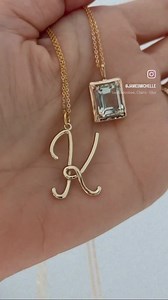 ✨NEW✨ Letter Necklaces Nostalgic for handwritten notes, I designed our Letter Necklace using cursive initials. 🤍 xo, Jamie #jamesmichelle #letternecklace #letters #initials #jewelry #newjewelry #layerednecklaces | James Michelle Jewelry