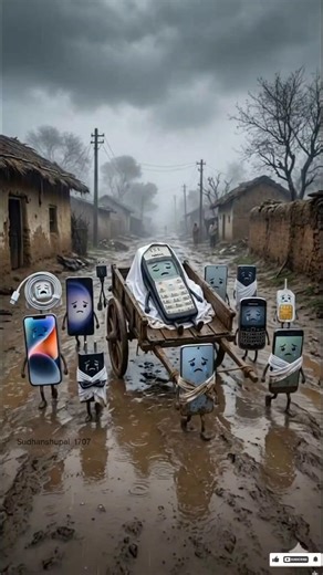 जब Nokia की आख़िरी विदाई में iPhone भी रो पड़ा 😭📱 | Emotional AI Object Funeral Story 2026 #viral