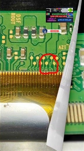 single cof panel Ckv Track #ledpanelrepair #tvrepair