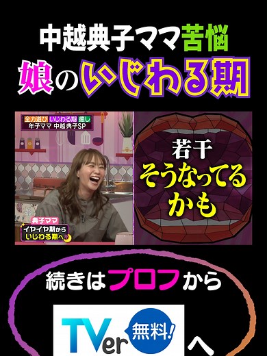 意地悪ママが子育てで悩む - 中越典子の旦那について