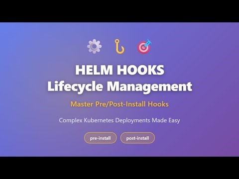Helm Hooks Tutorial: Pre-Install & Post-Install Lifecycle Management for Kubernetes