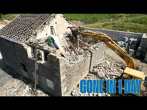 The Farm 5 - How we Demolished our 200 year old Farmhouse & Barn