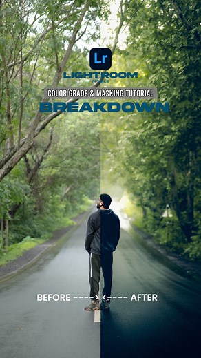 𝗠𝗢𝗢𝗗𝗬𝗚𝗥𝗔𝗠 on Instagram: "Breaking Down Lightroom Mobile Color Grading & Masking Tutorial 🎨🔍👌 Transform your photos with stunning color grading and advanced masking techniques in Lightroom Mobile! 📱✨ Watch this step-by-step tutorial to learn how to achieve a pro-level edit. Before ➡️ After magic revealed! 🎨🔥 #LightroomMobile #PhotoEditingTips #LightroomPresets #EditingTutorial #PhotographyTips #LightroomTricks #EditLikeAPro #LightroomTips #CreativeEditing #ViralReels #ReelsInspirat