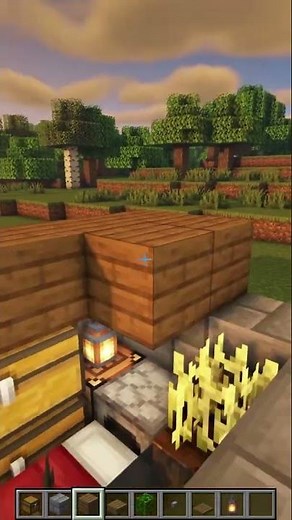 Minecraft 1 Block Tall House Tutorial! #minecraft #tutorial