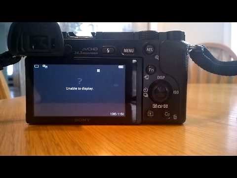 How to Format Sony a6000 Camera (Fix "Unable to Display")