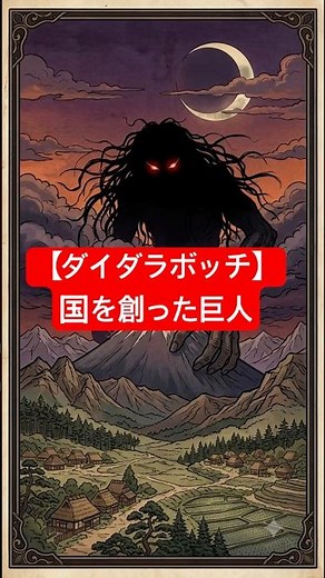 [Daidarabotchi] The Colossal Mythical Entity That Created Mt. Fuji...! A Legendary Giant That Sha...