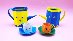 Easy Origami Paper Cup | DIY Mini Paper Cup | Paper Crafts For School | Paper Origami Craft #PaperCupMaking #DiyMiniPaperCup #EasyPaperCup | Mr. Creator