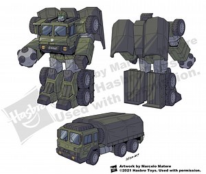 Transformers Legacy Bulkhead Concept art By Marcelo Matere