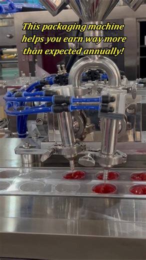 Sauce packing machine #machine #factoryproducts #packing #factory #blisterpackingmachine