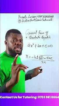 How to Identify a, b, and c in a Quadratic Equation Easily