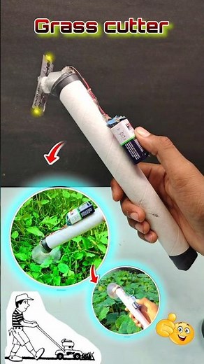 Home made grass cutter 😎 #new #diy #experimnent