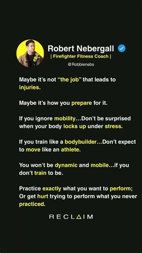 Maybe it’s not “the job” that leads to injuries