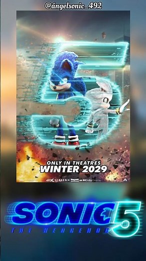 Sonic Pósters 1 - 5 #sonicthehedgehog #sonicmovie