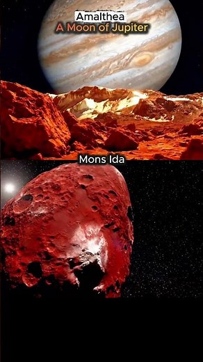Redder than Mars? Meet Amalthea!#Amalthea #Jupiter #SpaceExploration