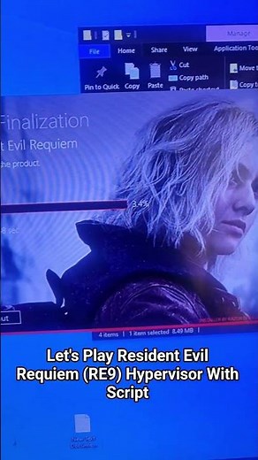 Resident Evil Requiem with hypervisor + Script #residentevil #re9requiem