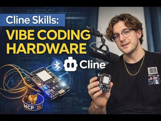 Cline Skills: Vibe Coding Hardware with Custom Cline Skills PlatformIO MCP | Cline