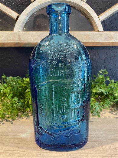Wheaton Glass Frank's Safe Kidney & Liver Cure Bottle - Etsy