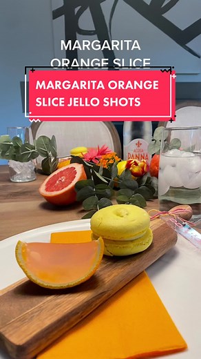 Margarita Orange Slice Jello Shots for Your Party