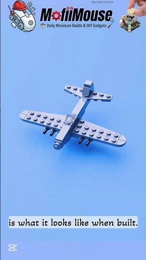 How to Build a Mini LEGO Airplane! 🛠️🧱 #legoaddict #lego