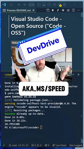 Speeding up builds with DevDrive #programming #techtok #speed #windows
