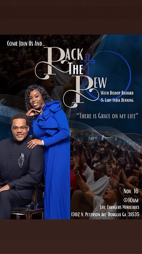 Pack the Pew November 16,2025 at 10am Come be our Guest!!!!! | Bishop Richard J. Denning Jr.