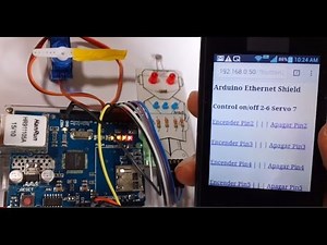 Turn on lights from the Internet, open doors (Arduino Ethernet)