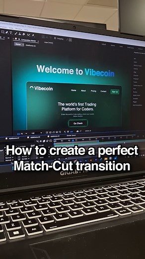 Gin Lee on Instagram: "Here's 3 simples steps to create a perfect Match Cut transition. A match cut is when you cut to the next scene, and the next shot continues the movement in the same speed and direction as the previous shot. Because of its clean, simple transition, it’s widely used among motion designers. However, most designers are making it completely wrong, making it look so un-professional. So here are 3 steps to create a proper match cut transition. Remember just these 3 steps, whether