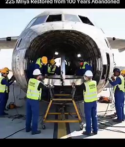 $3 billion antonov an 225 mriya restored from 100 years abandoned!!!
