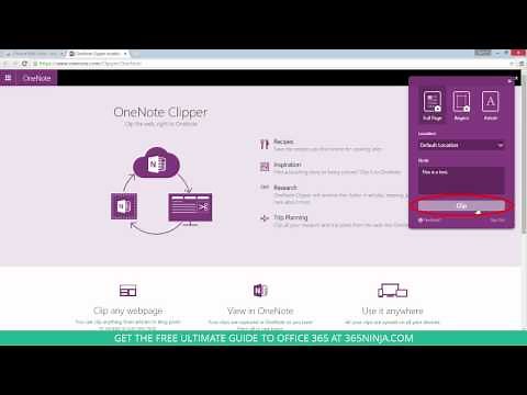 Install and Use the OneNote Clipper Extension for Google Chrome