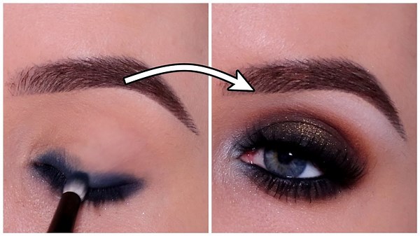 Flawless Golden Brown Smokey Eye Step-by-Step