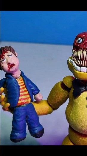 SPRING BONNIE INTO THE PIT ANIMATION | FNaF Into The Pit | Polymer clay tutorial