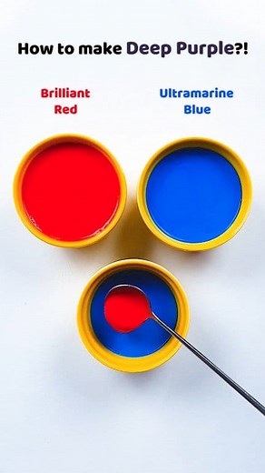 15K views · 62 reactions | How to make Deep Purple?! #colormixing #oddlysatisfying #asmr #paint | Painting Academy | Facebook