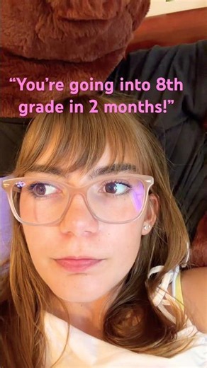 When someone tells me that im going into 8th grade in 2 months… #foryou