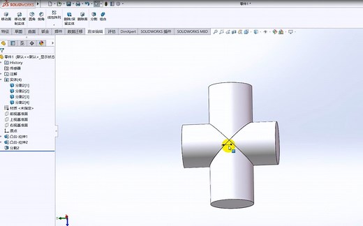 SolidWorks-组合和分割