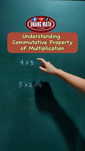 7.5K views · 135 reactions | Understanding Commutative Property of Multiplication #multiplicationrules #MULTIPLICATION #commutativepropertyofmultiplication #maths #mathematics #propertiesofmultiplication #education | Unang Math | Facebook